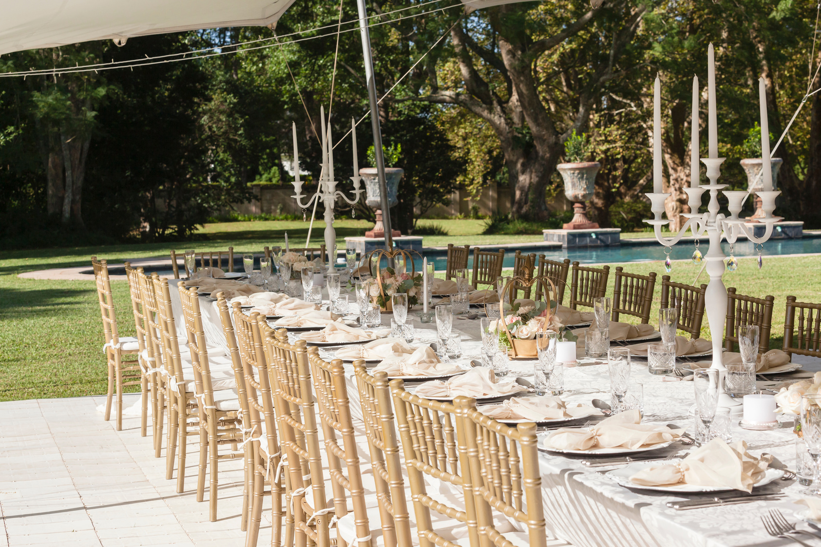 Dining Tables Chairs Outside Party